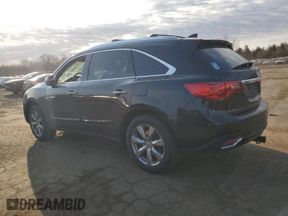 2014 Acura MDX Advance with VIN 5FRYD4H81EB013131, listed as a Copart auction lot 49038505 with Not Provided miles and Salvage Title. Bid and sale history available at DreamBid. Image 2.