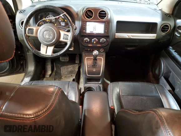 2017 Jeep Compass Sport with VIN 1C4NJCBB4HD119614, listed as a Copart auction lot 50194175 with 124,084 mi miles and Clean Title. Bid and sale history available at carsss.com. Image 8.