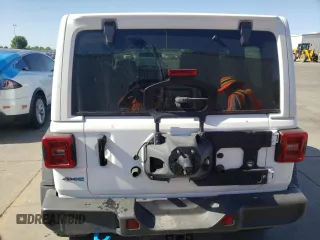 2023 Jeep Wrangler Rubicon 20th Anniversary with VIN 1C4JJXR63PW538877, listed as a Copart auction lot 57635015 with 25,924 mi miles and Salvage title. Bid and sale history available at DreamBid. Image 6.