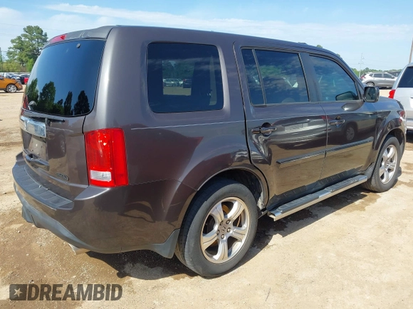 2012 Honda Pilot EX-L with VIN 5FNYF3H53CB043093, listed as a IAAI auction lot 41998849 with 187,058 mi miles. Bid and sale history available at carsss.com. Image 4.