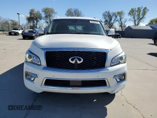 2017 Infiniti QX80 with VIN JN8AZ2NF8H9647289, listed as a Copart auction lot 46935293 with 89,279 mi miles. Bid and sale history available at carsss.com. Image 5.
