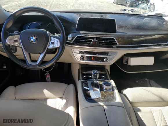 2016 BMW 7 Series 740i with VIN WBA7E2C51GG504154, listed as a Copart auction lot 76724394 with 104,269 mi miles and Salvage Title. Bid and sale history available at carsss.com. Image 8.