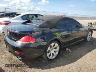 2004 BMW 6 Series 645Ci with VIN WBAEK73424B260088, listed as a Copart auction lot 76481124 with 105,410 mi miles and Non Repairable. Bid and sale history available at carsss.com. Image 3.
