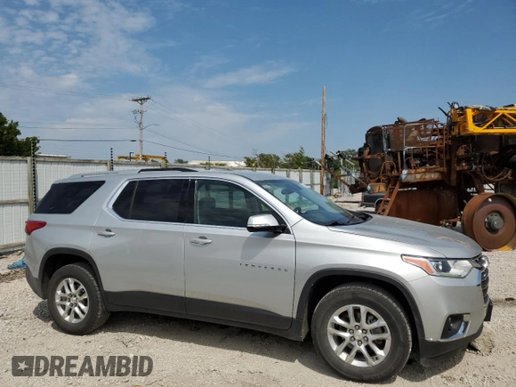 2018 Chevrolet Traverse LT Cloth with VIN 1GNEVGKW4JJ260888, listed as a Copart auction lot 65839334 with 131,692 mi miles and Salvage Title. Bid and sale history available at carsss.com. Image 4.