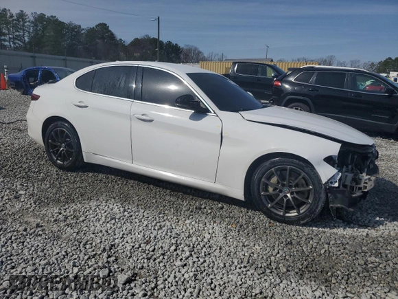 2019 Alfa Romeo Giulia Sport with VIN ZARFAMAN5K7599504, listed as a Copart auction lot 48114655 with 87,155 mi miles and Salvage title. Bid and sale history available at DreamBid. Image 4.