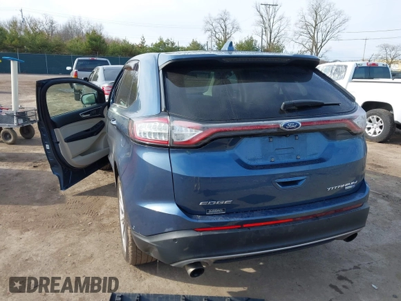 2018 Ford Edge Titanium with VIN 2FMPK4K98JBB18255, listed as a IAAI auction lot 41875471 with 166,896 mi miles. Bid and sale history available at carsss.com. Image 3.