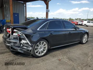 2014 Audi A8 4.0T с VIN WAUR2AFD7EN005348, выставлен на аукционе Copart как лот 58156975 с пробегом 102 754 миль миль и Списание • Salvage title. История ставок и продаж доступна на DreamBid. Изображение 3.