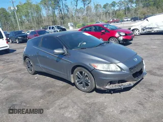 2015 Honda CR-Z EX with VIN JHMZF1D67FS000924, listed as a IAAI auction lot 41833404 with 204,939 mi miles. Bid and sale history available at carsss.com. Image 1.