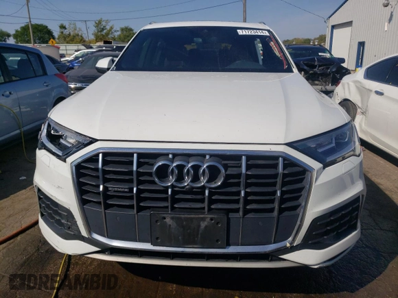 2020 Audi Q7 Premium with VIN WA1AJAF76LD011359, listed as a Copart auction lot 71723414 with 158,622 mi miles and Salvage Title. Bid and sale history available at carsss.com. Image 5.