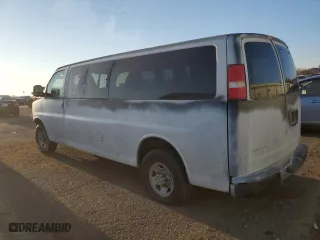 2012 Chevrolet Express Passenger 1LT with VIN 1GAZG1FA9C1195838, listed as a Copart auction lot 47020615 with 0 mi miles and Salvage Title. Bid and sale history available at carsss.com. Image 2.