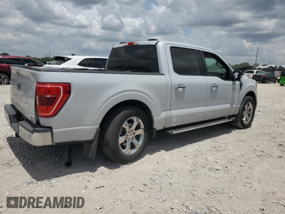 2021 Ford F-150 XL with VIN 1FTEW1CP2MKE62928, listed as a Copart auction lot 59882525 with 32,481 mi miles and Salvage title. Bid and sale history available at DreamBid. Image 3.