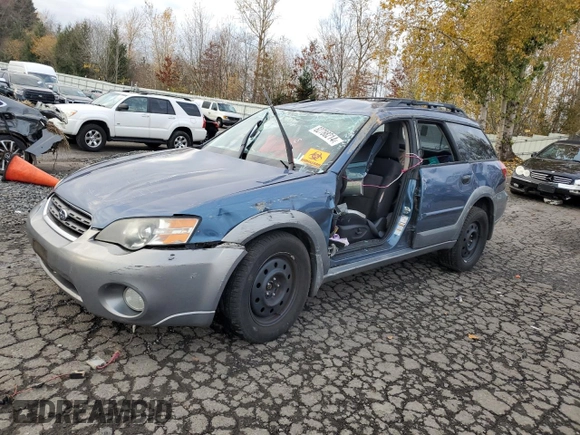 2005 Subaru Legacy Outback z VIN 4S4BP61C357347249, wystawiony jako Copart lot #82788214 z przebiegiem 242 369 mil mil oraz Szkoda całkowita • Salvage title. Historia ofert i sprzedaży dostępna na DreamBid. Obrazek 1.