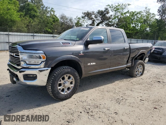 2020 Ram 2500 Laramie with VIN 3C6UR5FL6LG160087, listed as a Copart auction lot 55439125 with 60,096 mi miles and Salvage title. Bid and sale history available at DreamBid. Image 1.