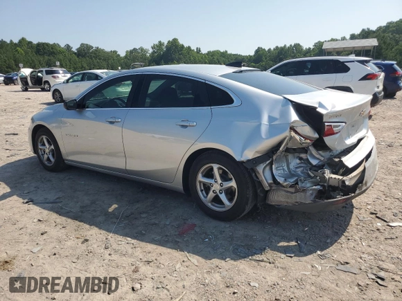 2016 Chevrolet Malibu LS with VIN 1G1ZB5ST9GF252609, listed as a Copart auction lot 62217575 with 98,281 mi miles and Salvage title. Bid and sale history available at DreamBid. Image 2.