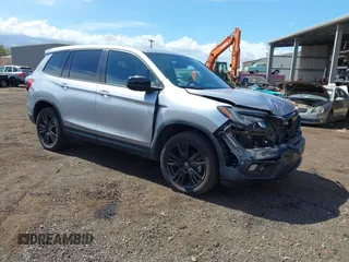2021 Honda Passport Sport with VIN 5FNYF8H22MB000451, listed as a IAAI auction lot 42058407 with 48,914 mi miles and . Bid and sale history available at DreamBid. Image 1.