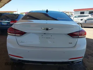 2018 Genesis G80 3.8L with VIN KMHGN4JE3JU216089, listed as a IAAI auction lot 42576639 with 57,382 mi miles and . Bid and sale history available at DreamBid. Image 16.