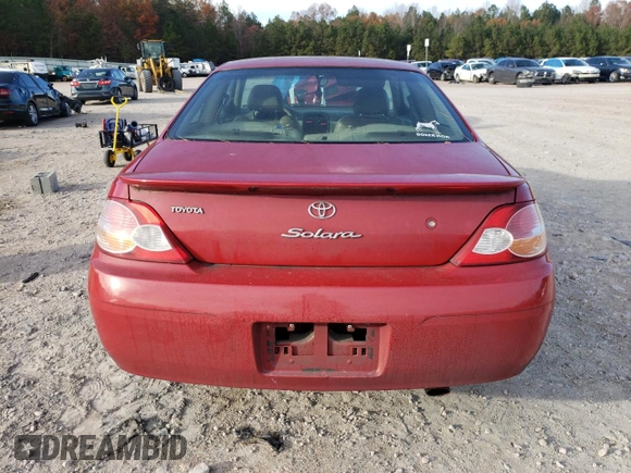 2003 Toyota Solara SE with VIN 2T1CF22P73C604642, listed as a Copart auction lot 81951194 with 187,600 mi miles and Salvage Title. Bid and sale history available at DreamBid. Image 6.