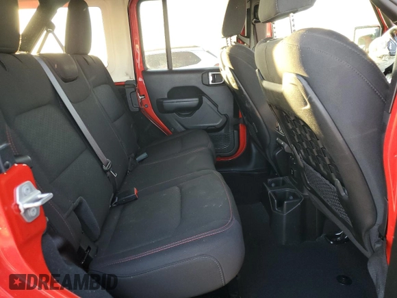2022 Jeep Wrangler Unlimited Rubicon with VIN 1C4HJXFN5NW129979, listed as a Copart auction lot 88922175 with 36,578 mi miles and Salvage title. Bid and sale history available at DreamBid. Image 11.
