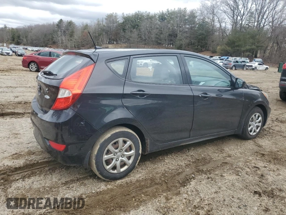 2013 Hyundai Accent GS with VIN KMHCT5AE7DU135465, listed as a Copart auction lot 48073505 with 147,389 mi miles and Clean Title. Bid and sale history available at carsss.com. Image 3.