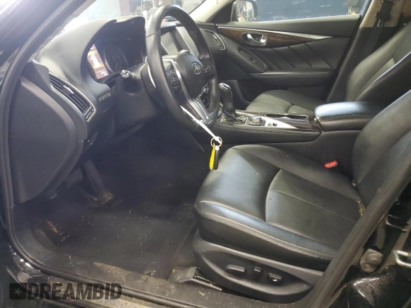 2018 Infiniti Q50 Luxe with VIN JN1EV7AR0JM431979, listed as a Copart auction lot 56108015 with 85,597 mi miles and Clean Title. Bid and sale history available at DreamBid. Image 7.