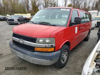 2007 Chevrolet Express Passenger z VIN 1GAHG39U071115670, wystawiony jako Copart lot #79276624 z przebiegiem 214 032 mil mil oraz Czysty tytuł • Clean title. Historia ofert i sprzedaży dostępna na DreamBid. Obrazek 1.
