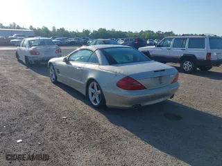 2003 Mercedes-Benz SL-Class with VIN WDBSK75F53F010905, listed as a IAAI auction lot 41998993 with 1 mi miles. Bid and sale history available at carsss.com. Image 3.