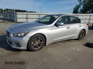 2017 Infiniti Q50 Premium z VIN JN1EV7AP4HM739472, wystawiony jako Copart lot #57230925 z przebiegiem 88 352 mil mil oraz Szkoda całkowita • Salvage title. Historia ofert i sprzedaży dostępna na DreamBid. Obrazek 1.