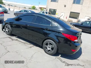 2015 Hyundai Accent GLS with VIN KMHCT4AE8FU936127, listed as a IAAI auction lot 42182291 with 161,828 mi miles and . Bid and sale history available at DreamBid. Image 3.