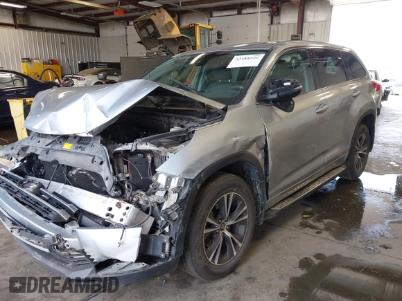 2017 Toyota Highlander LE with VIN 5TDBZRFH5HS377917, listed as a IAAI auction lot 42488526 with 63,460 mi miles and . Bid and sale history available at DreamBid. Image 18.