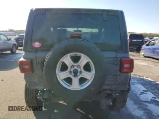 2021 Jeep Wrangler 80th Anniversary with VIN 1C4GJXAN8MW666671, listed as a Copart auction lot 89151305 with 22,628 mi miles and Salvage Title. Bid and sale history available at DreamBid. Image 6.