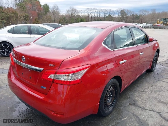 2014 Nissan Sentra SR with VIN 3N1AB7AP0EL647157, listed as a IAAI auction lot 41815415 with 102,851 mi miles. Bid and sale history available at carsss.com. Image 4.