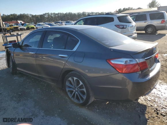 2015 Honda Accord Sedan Sport with VIN 1HGCR2F57FA222783, listed as a Copart auction lot 46357495 with 150,193 mi miles and Salvage Title. Bid and sale history available at carsss.com. Image 2.