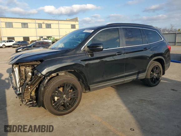 2022 Honda Pilot Special Edition with VIN 5FNYF5H27NB021392, listed as a Copart auction lot 44059605 with 31,872 mi miles and Salvage Title. Bid and sale history available at DreamBid. Image 1.