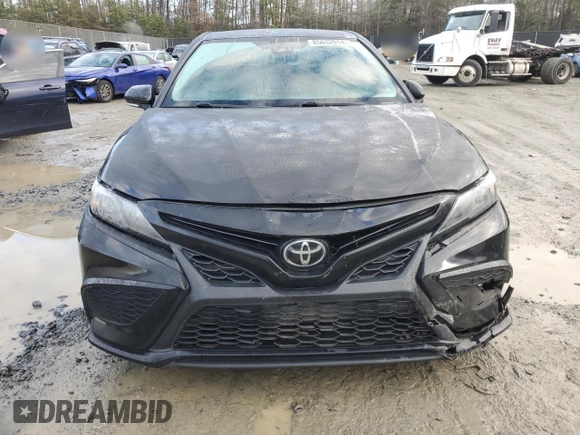 2022 Toyota Camry SE with VIN 4T1G11AK4NU663147, listed as a Copart auction lot 85632014 with 85,362 mi miles and Salvage Title. Bid and sale history available at carsss.com. Image 5.