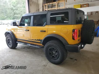 2022 Ford Bronco z VIN 1FMEE5DP6NLA78473, wystawiony jako Copart lot #60377125 z przebiegiem 36 566 mil mil oraz Szkoda całkowita • Salvage title. Historia ofert i sprzedaży dostępna na DreamBid. Obrazek 2.
