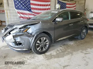 2018 Nissan Murano SL with VIN 5N1AZ2MH5JN166035, listed as a Copart auction lot 48796485 with 63,264 mi miles and Salvage Title. Bid and sale history available at DreamBid. Image 1.