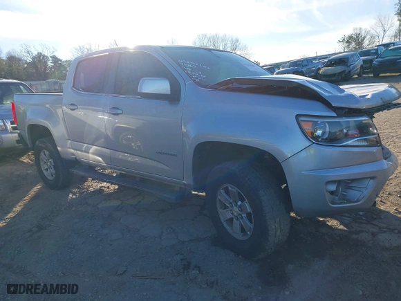 2017 Chevrolet Colorado 2WD WT with VIN 1GCGSBEA5H1225509, listed as a IAAI auction lot 41283245 with 1 mi miles. Bid and sale history available at carsss.com. Image 1.