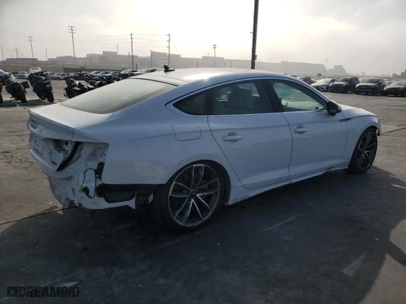2023 Audi A5 Sportback S line Premium with VIN WAUDACF5XPA046455, listed as a Copart auction lot 75923694 with NaN miles and Salvage Title. Bid and sale history available at carsss.com. Image 3.