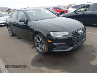2019 Audi A4 Premium z VIN WAUGMAF45KN021738, wystawiony jako IAAI lot #41583455 z przebiegiem 53 337 mil mil oraz . Historia ofert i sprzedaży dostępna na DreamBid. Obrazek 1.
