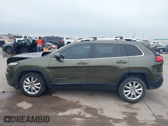 2014 Jeep Cherokee Limited with VIN 1C4PJLDS5EW283587, listed as a IAAI auction lot 41931369 with 83,463 mi miles. Bid and sale history available at carsss.com. Image 14.