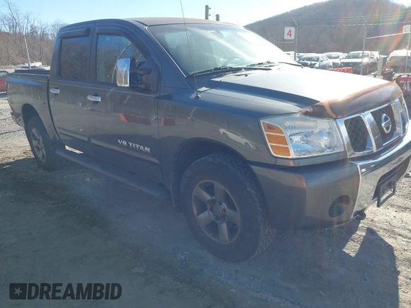 2005 Nissan Titan SE with VIN 1N6BA07B25N532466, listed as a IAAI auction lot 41437704 with 142,762 mi miles and . Bid and sale history available at DreamBid. Image 1.