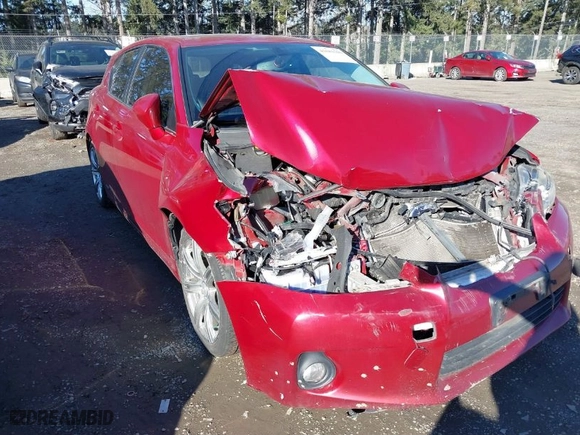 2011 Lexus CT 200h with VIN JTHKD5BH1B2008322, listed as a IAAI auction lot 41681509 with 132,537 mi miles. Bid and sale history available at carsss.com. Image 6.