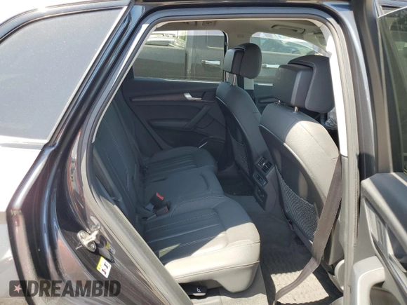 2021 Audi Q5 Premium with VIN WA1AAAFY2M2056417, listed as a Copart auction lot 52227545 with 58,931 mi miles and Salvage title. Bid and sale history available at DreamBid. Image 10.