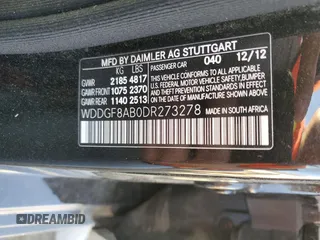 2013 Mercedes-Benz C 300 Sport с VIN WDDGF8AB0DR273278, выставлен на аукционе Copart как лот 46978945 с пробегом 50 400 миль миль и Списание • Salvage title. История ставок и продаж доступна на DreamBid. Изображение 14.