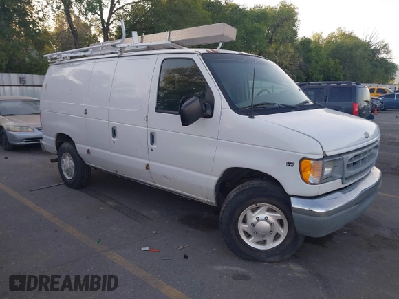 2001 Ford Econoline Cargo z VIN 1FTNE24L51HB29068, wystawiony jako IAAI lot #42495072 z przebiegiem 186 061 mil mil oraz . Historia ofert i sprzedaży dostępna na DreamBid. Obrazek 1.
