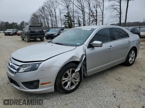 2012 Ford Fusion SE with VIN 3FAHP0HA4CR402514, listed as a Copart auction lot 45913815 with 102,539 mi miles and Salvage Title. Bid and sale history available at DreamBid. Image 1.
