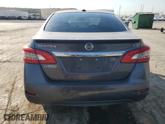 2015 Nissan Sentra S with VIN 3N1AB7AP1FY367574, listed as a Copart auction lot 75416544 with 153,279 mi miles and Salvage Title. Bid and sale history available at carsss.com. Image 6.