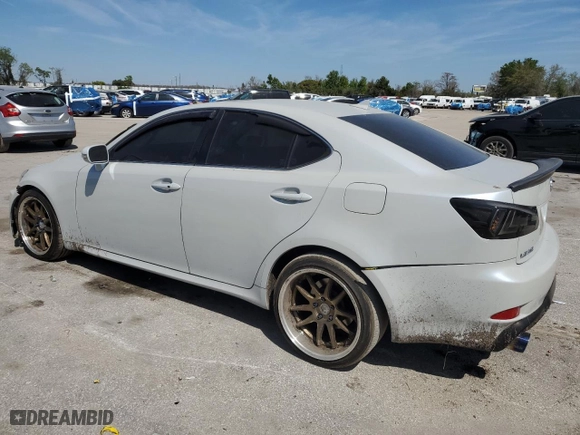 2009 Lexus IS 250 with VIN JTHBK262095092443, listed as a Copart auction lot 47274905 with 126,580 mi miles and Salvage Title. Bid and sale history available at carsss.com. Image 2.