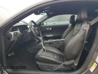 2022 Ford Mustang EcoBoost with VIN 1FA6P8TH9N5150100, listed as a Copart auction lot 55800095 with 21,996 mi miles and Salvage Title. Bid and sale history available at DreamBid. Image 7.