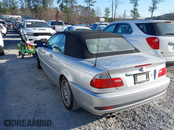 2006 BMW 3 Series 330Ci with VIN WBABW53476PZ43003, listed as a IAAI auction lot 41636507 with 328,638 mi miles. Bid and sale history available at carsss.com. Image 3.